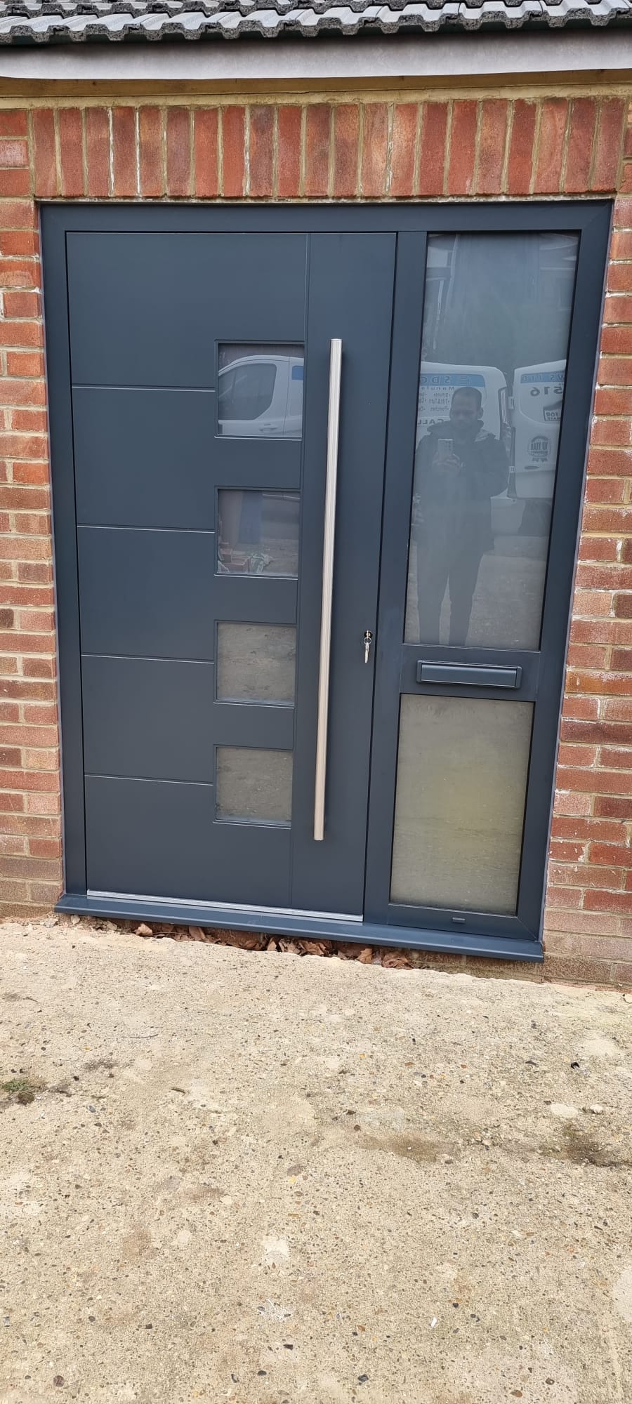 Aluminium Doors, installation 2
