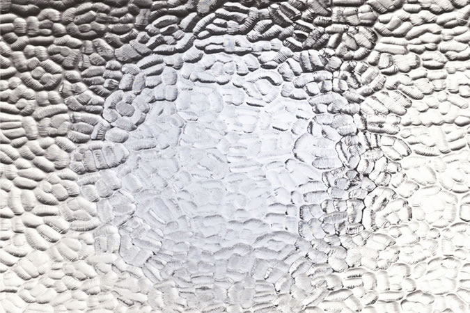 Arctic privacy glass pattern