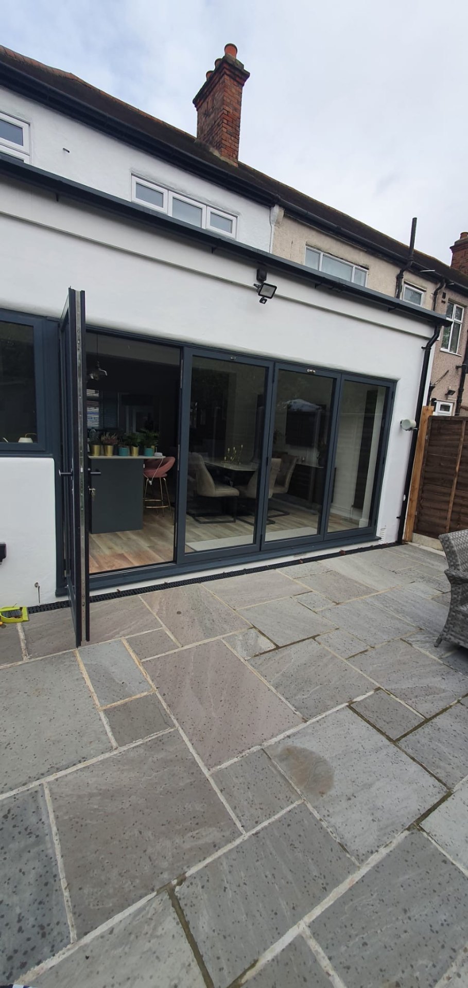 Bi Folding Doors, installation 3