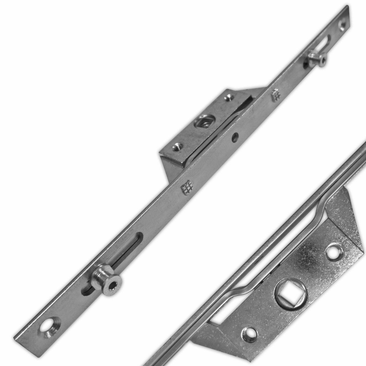 uPVC window espagnolette lock mechanism