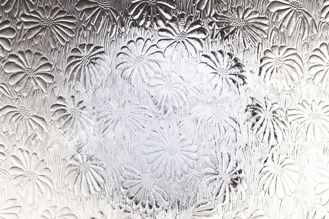 Mayflower privacy glass pattern