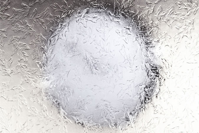 Oak privacy glass pattern