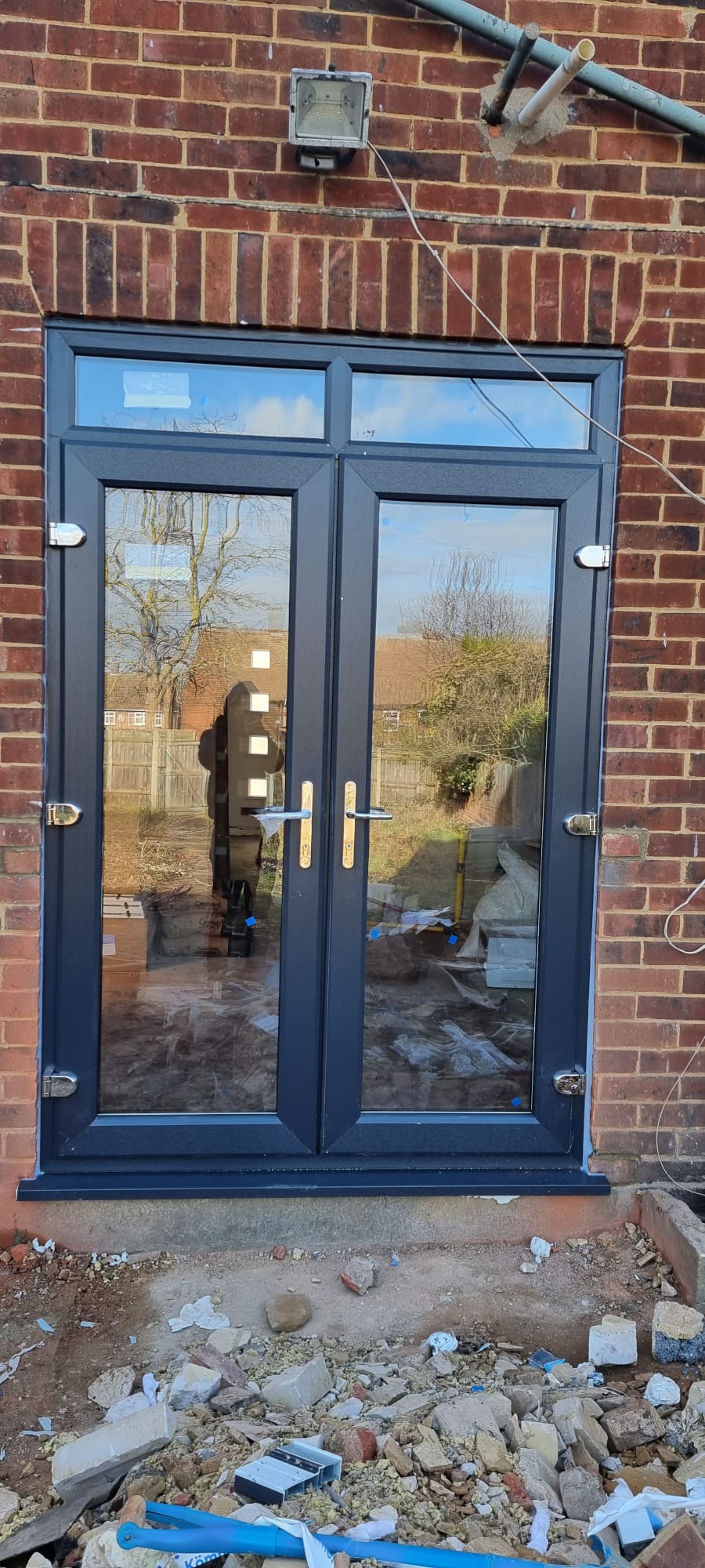 UPVC French Doors, installation 10