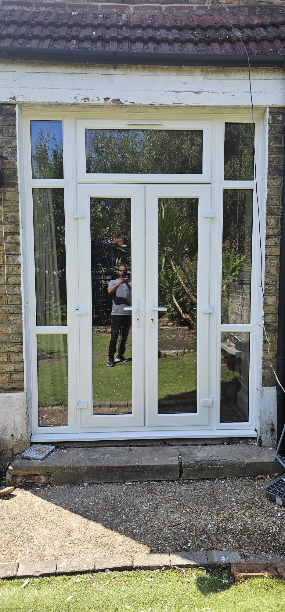 UPVC French Doors, installation 4