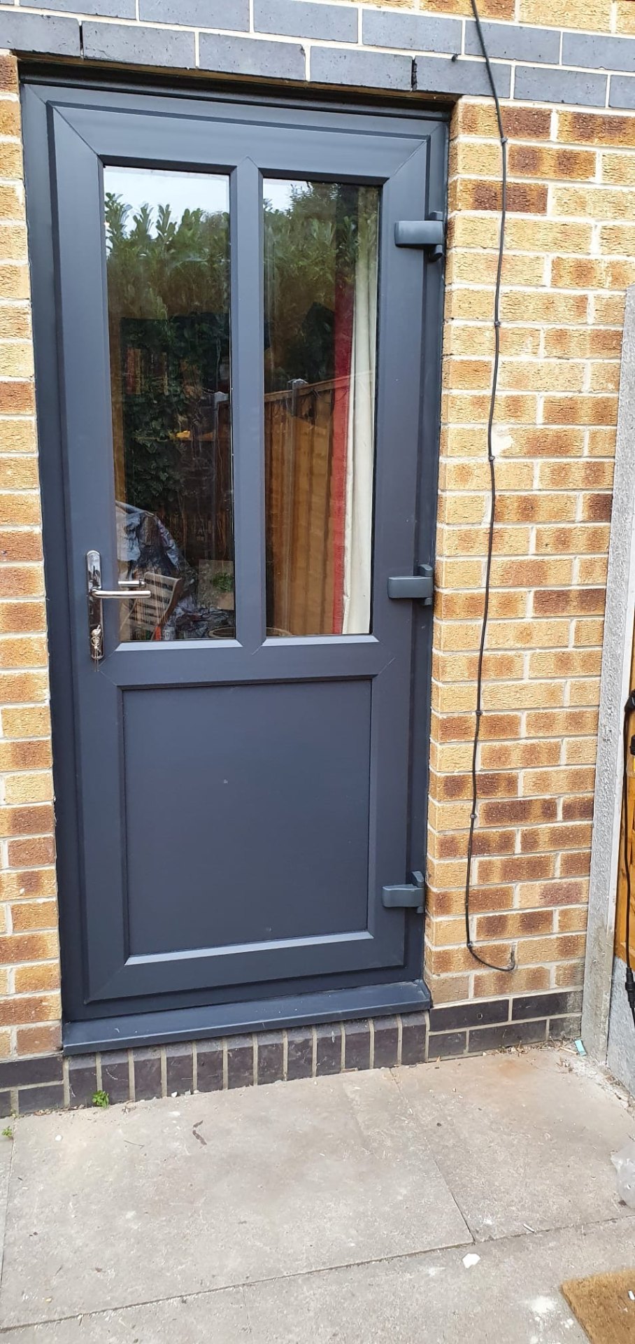 UPVC Single Doors, installation 3