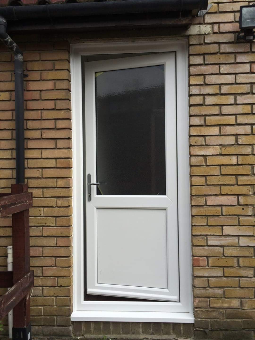 UPVC Single Doors, installation 10