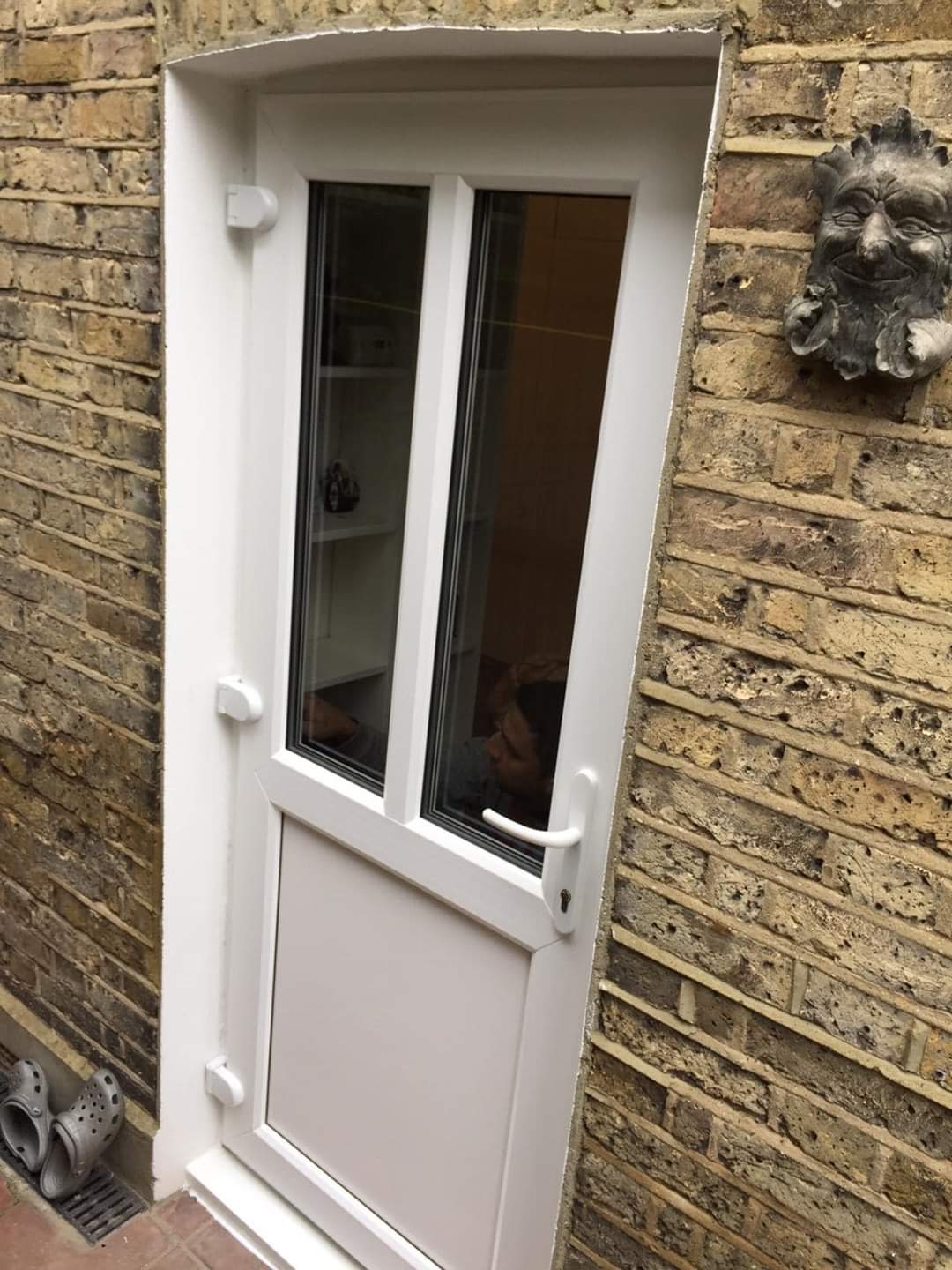 UPVC Single Doors, installation 6